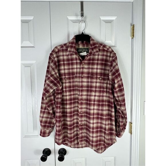 Field & Stream Mens Flannel Heavyweight Button Up Shirt Size M - Picture 1 of 3